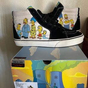 Simpsons X Vans Sk8-Hi Size 11